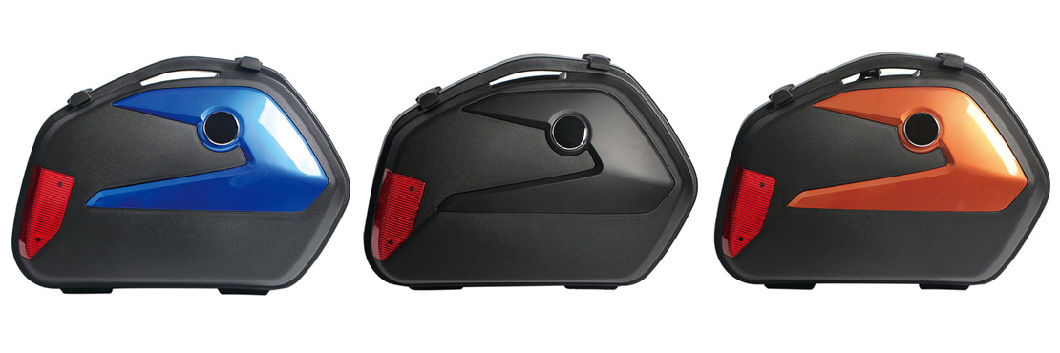 2021 Best Sale Motorcycle Saddle Bags Side Case with Keys
