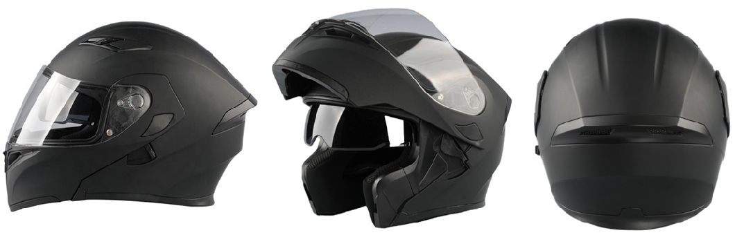 China Factory DOT Double Visor Flip up Motorcycle Helmet