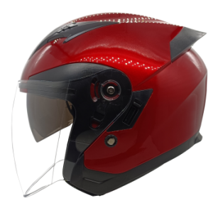 Adult DOT Certified Double Lens Open Face Motorcycle Helmet